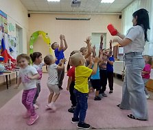 Для дошкольников провели развлекательную программу