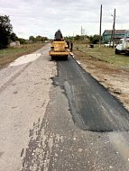 В Воронино ремонтируют дорогу в центре села