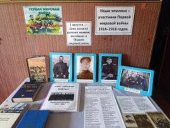 В Каменской библиотеке оформлена выставка о Первой мировой войне