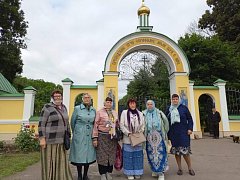 Пенсионеры посетили монастырь Борисоглебской епархии