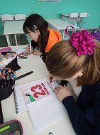 Красавские школьники поздравили в письмах участников СВО
