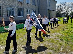 Коллективы Полоцкого СДК и школы присоединились к акции «Линейка памяти» 