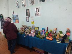 В Крийничковском сельском клубе работала выставка мягких игрушек