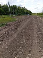 В Низовке ремонтируют участок дороги