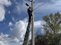 В с. Крийнички дополнительно установили электрофонари