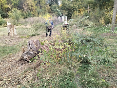 Жители с. Воронино присоединились к месячнику по благоустройству