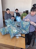 В п. Садовом организовали пошив белья для нужд госпиталя