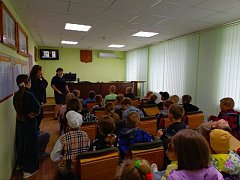 Юные защитники правопорядка побывали с экскурсией в отделе полиции