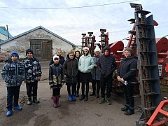 Полтавские школьники встретились с тружениками сельского хозяйства