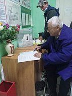 Красавский дом-интернат принял активное участие в выборах