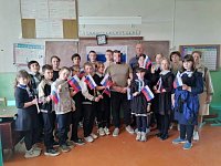 В Полтавской школе прошла встреча с участником СВО