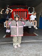 Школьники побывали в гостях у пожарных