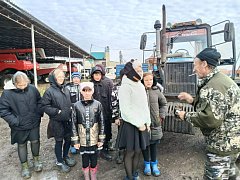 Полтавские школьники встретились с тружениками сельского хозяйства