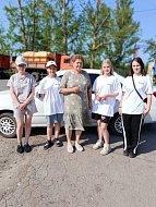 В Святославке молодежь провела патриотическую акцию