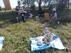 Юные художники из Святославки запечатлели красоту родного края