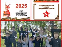 Святославские школьники приняли участие в патриотической акции «Журавли нашей памяти»