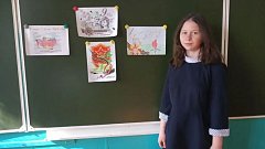 Выставка детских рисунков «Победа. Память» открыта в Красненской школе