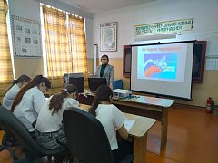 Патриотическое мероприятие «В единстве наша сила!» прошло в Благовещенской школе