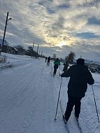 Красавские школьники открыли лыжный сезон