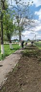 Сельский парк преображается
