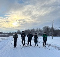 Красавские школьники открыли лыжный сезон