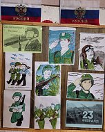 В Низовском СДК работает выставка «Солдатом быть – Родине служить!»