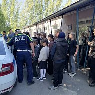 Сотрудники Госавтоинспекции провели познавательный урок для учащихся Криушанской школы