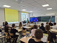 Интерактивный урок «Вектор развития» прошел для старшеклассников
