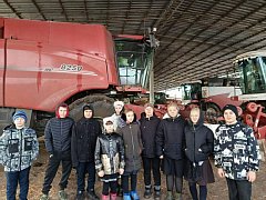 Полтавские школьники встретились с тружениками сельского хозяйства