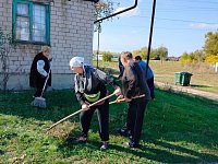 Жители с. Воронино присоединились к месячнику по благоустройству