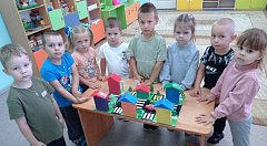 Дошкольники из «Березки» изучили Правила дорожного движения