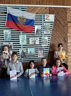 Юные жители Краснознаменского написали письма бойцам, поздравив их с Днем Победы
