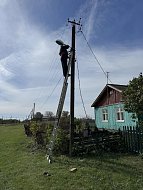 В с. Крийнички дополнительно установили электрофонари
