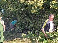 Сельчане навели порядок на улице Черемушки