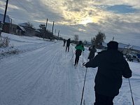 Красавские школьники открыли лыжный сезон