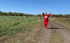 В Полтавке прошел легкоатлетический кросс среди школьников