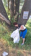 В Красавке на берегу Елани прошел субботник
