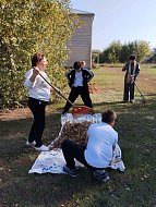 Субботник в Полоцкой школе прошёл дружно