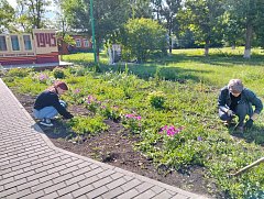 В селе Полоцком прошла акция «Мир, благородство»