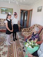 В Благовещенке поздравили с юбилеем труженицу тыла Евдокию Дмитриевну Каковкину