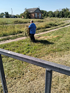 В селе Воронино прошел субботник 