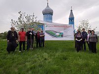 В рамках Всероссийского субботника в р.п. Самойловке высажены цветы