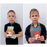 Новогодние «валенки» сделали юные «Креативщики»