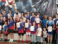 В «Молодежном» соревновались юные борцы