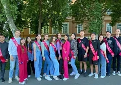 27 выпускников Самойловского района приняли участие в областном празднике «Роза ветров – 2022