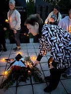 В Николаевке жители села собрались  памятника землякам-героям