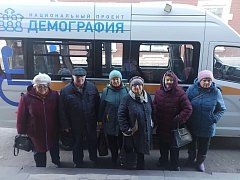 Пожилые жители с. Красавки прошли диспансеризацию в рамках нацпроекта «Демография»