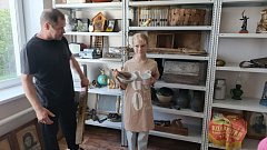 В музейной комнате – новые посетители