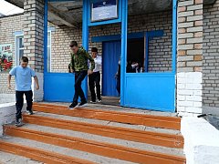 В Полтавской школе прошел открытый урок по основам безопасности