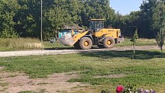 В Полтавке проводят ремонт дороги
